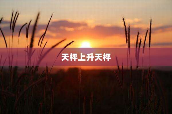 天枰上升天枰