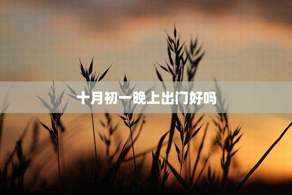 十月初一晚上出门好吗
