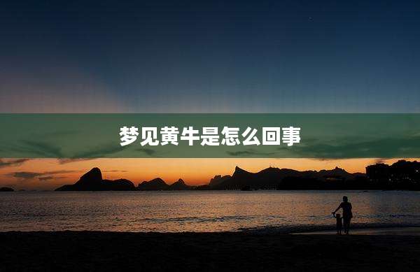梦见黄牛是怎么回事