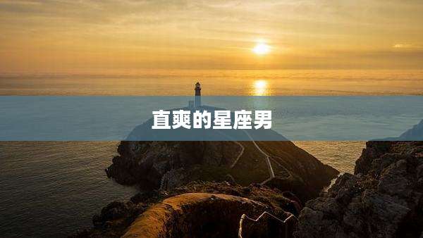 直爽的星座男
