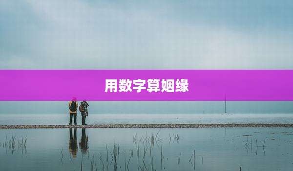 用数字算姻缘