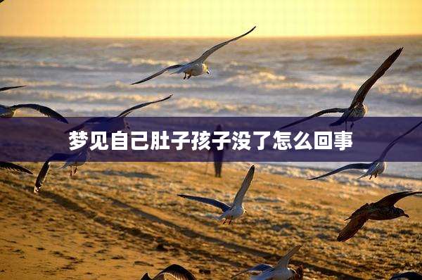 梦见自己肚子孩子没了怎么回事