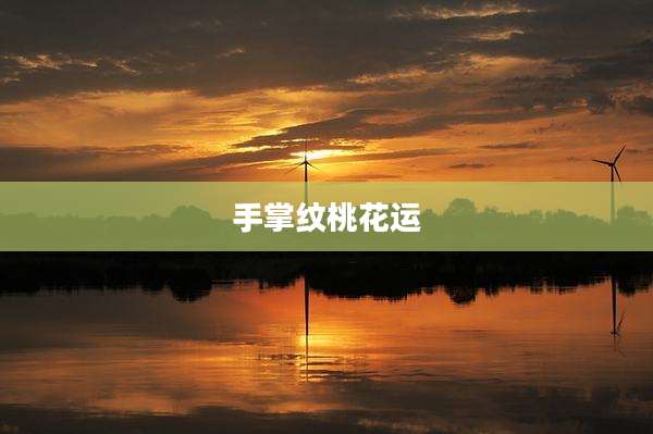 手掌纹桃花运