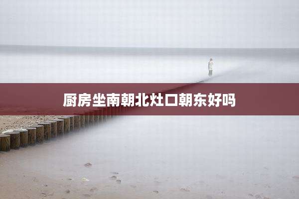厨房坐南朝北灶口朝东好吗