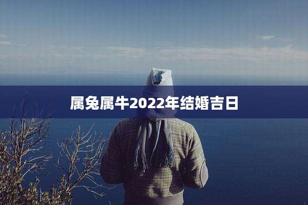 属兔属牛2022年结婚吉日