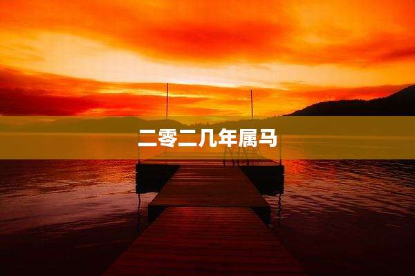 二零二几年属马