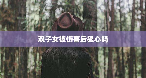 双子女被伤害后狠心吗