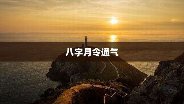 八字月令通气