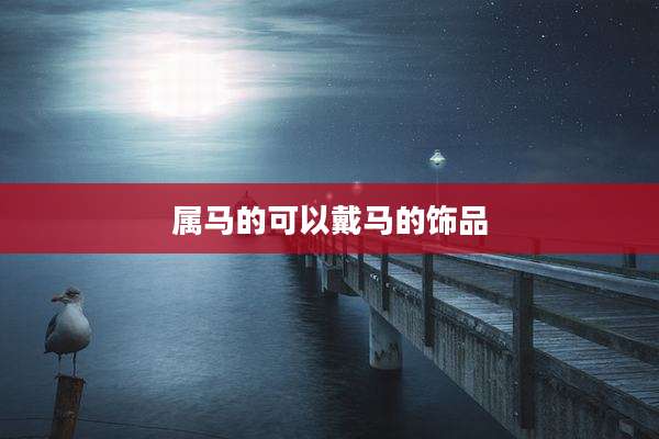 属马的可以戴马的饰品