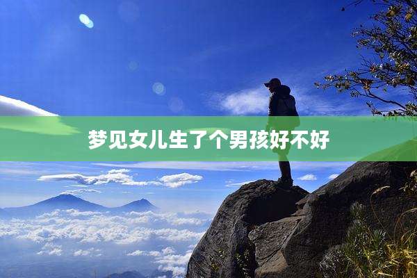 梦见女儿生了个男孩好不好