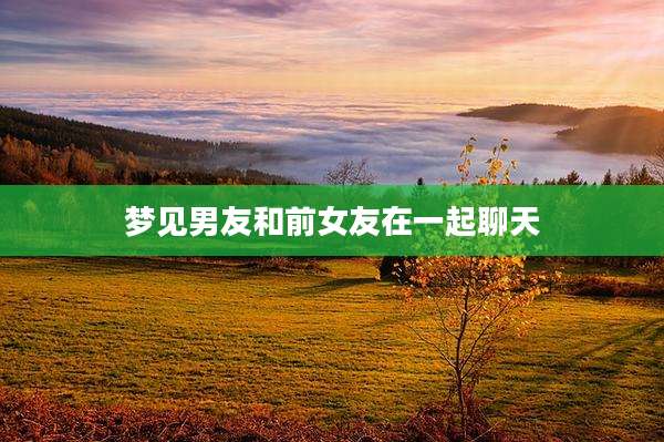 梦见男友和前女友在一起聊天