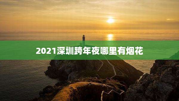 2021深圳跨年夜哪里有烟花