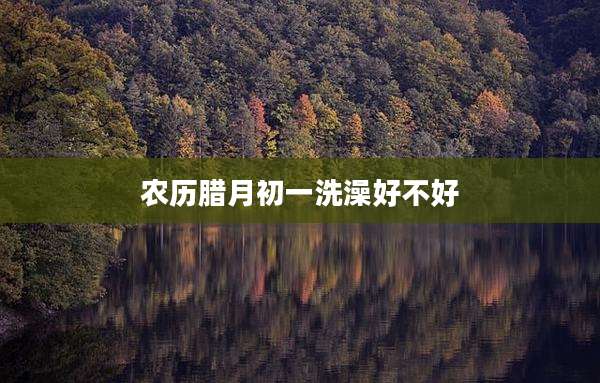 农历腊月初一洗澡好不好
