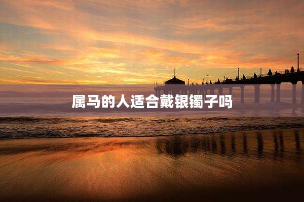 属马的人适合戴银镯子吗