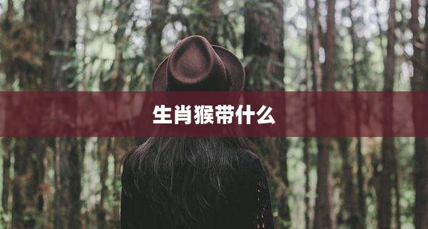 生肖猴带什么