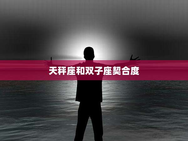 天秤座和双子座契合度