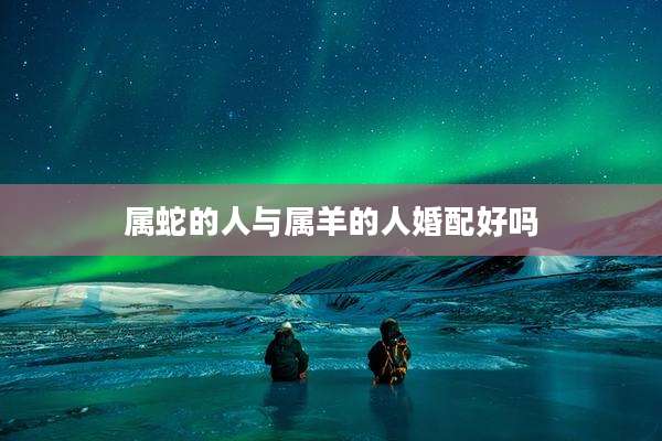 属蛇的人与属羊的人婚配好吗