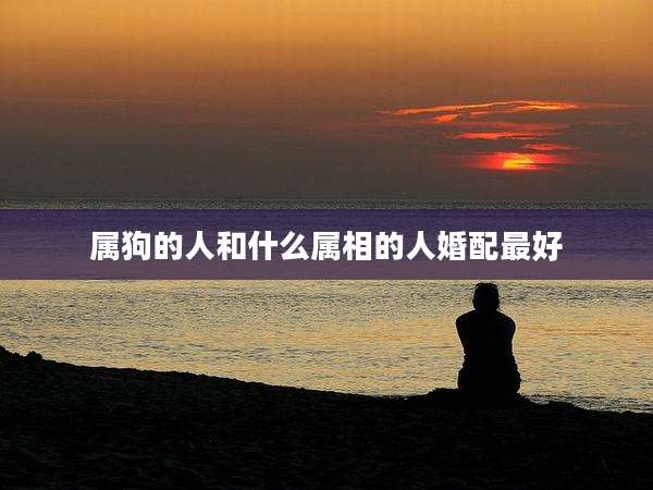 属狗的人和什么属相的人婚配最好