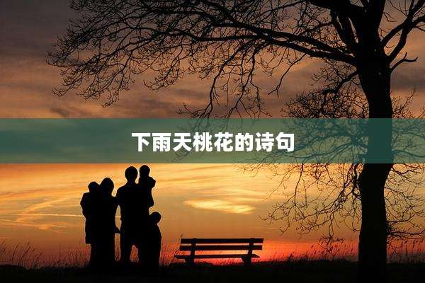 下雨天桃花的诗句
