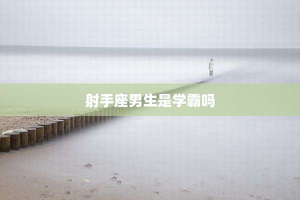 射手座男生是学霸吗