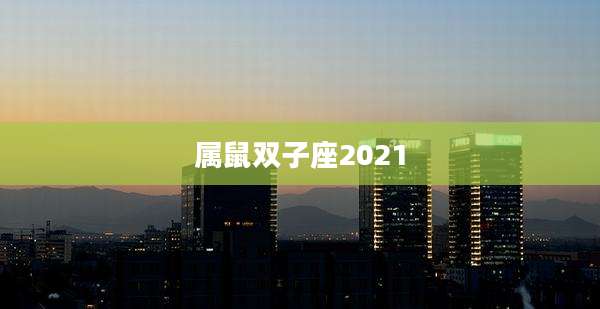 属鼠双子座2021