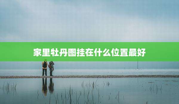 家里牡丹图挂在什么位置最好