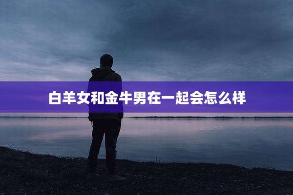 白羊女和金牛男在一起会怎么样