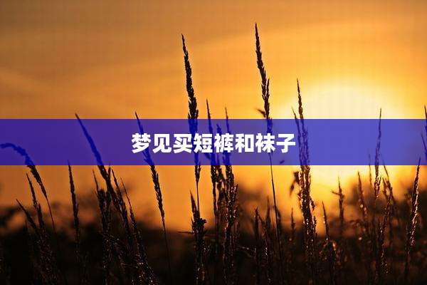 梦见买短裤和袜子