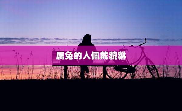 属兔的人佩戴貔貅