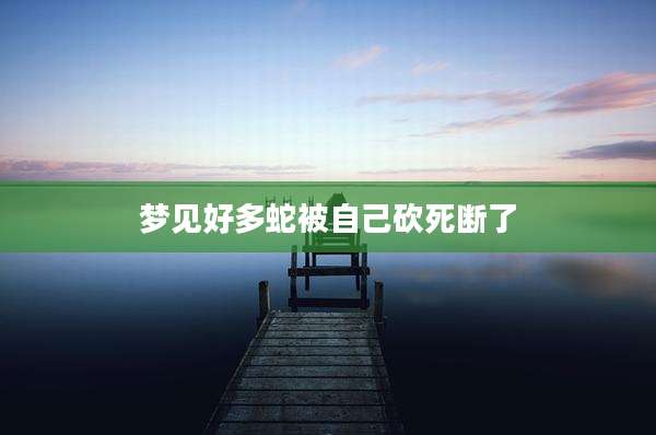 梦见好多蛇被自己砍死断了