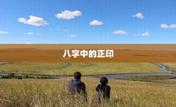八字中的正印