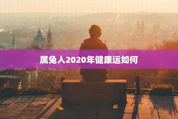 属兔人2020年健康运如何