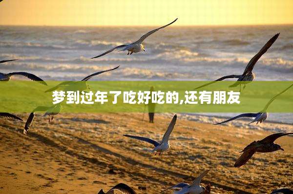 梦到过年了吃好吃的,还有朋友