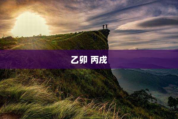 乙卯 丙戌