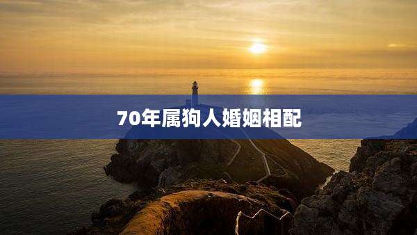 70年属狗人婚姻相配