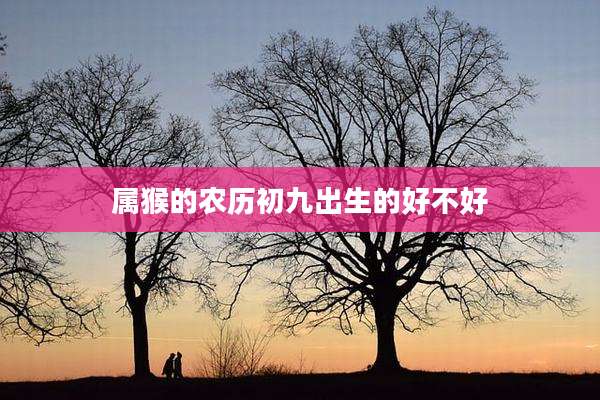 属猴的农历初九出生的好不好