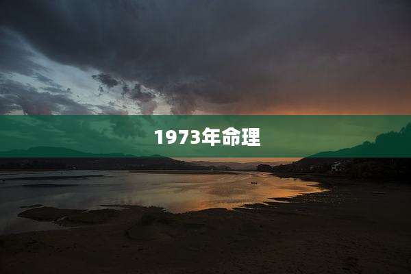 1973年命理