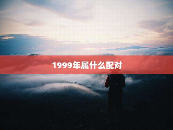 1999年属什么配对