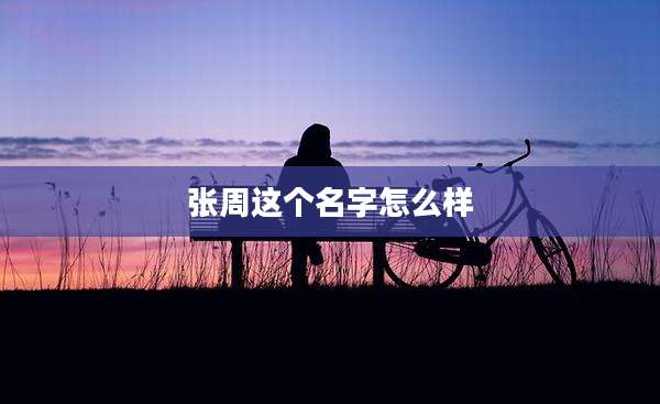 张周这个名字怎么样