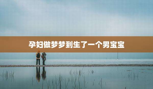 孕妇做梦梦到生了一个男宝宝