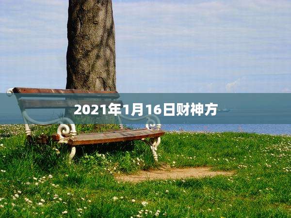2021年1月16日财神方