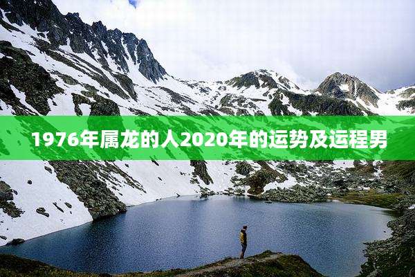 1976年属龙的人2020年的运势及运程男