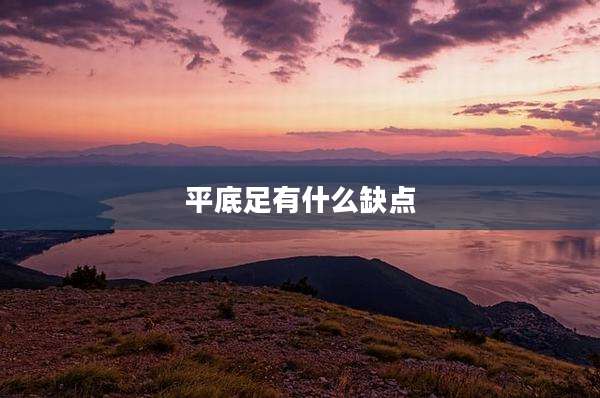 平底足有什么缺点
