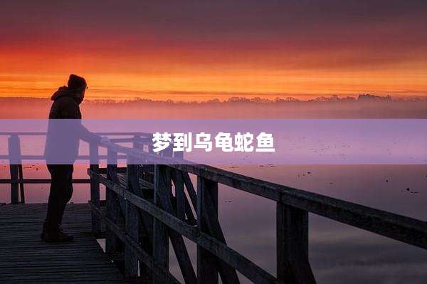 梦到乌龟蛇鱼