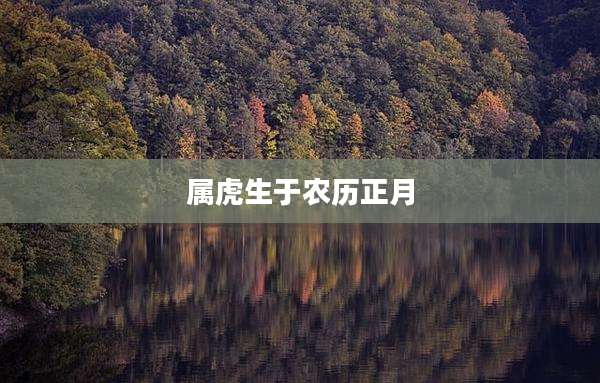 属虎生于农历正月
