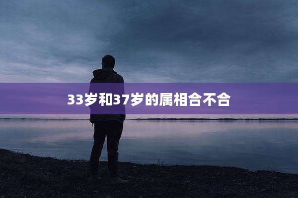 33岁和37岁的属相合不合