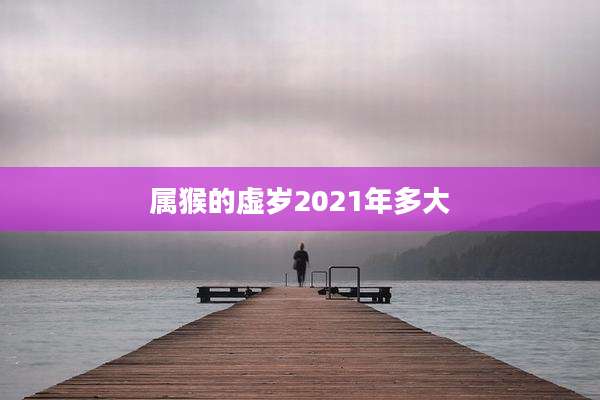 属猴的虚岁2021年多大