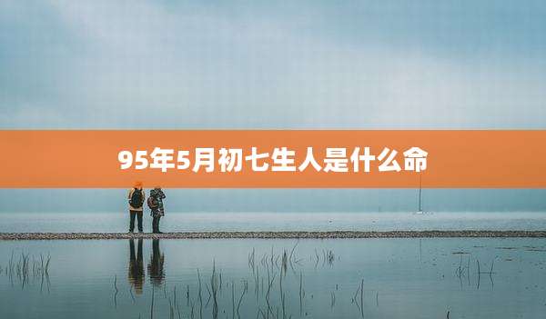 95年5月初七生人是什么命