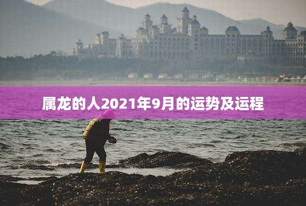 属龙的人2021年9月的运势及运程