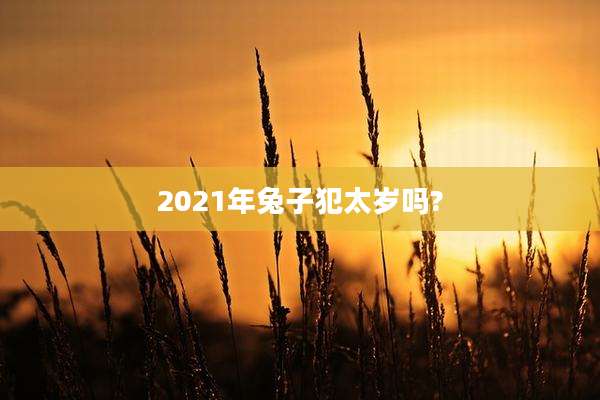 2021年兔子犯太岁吗?